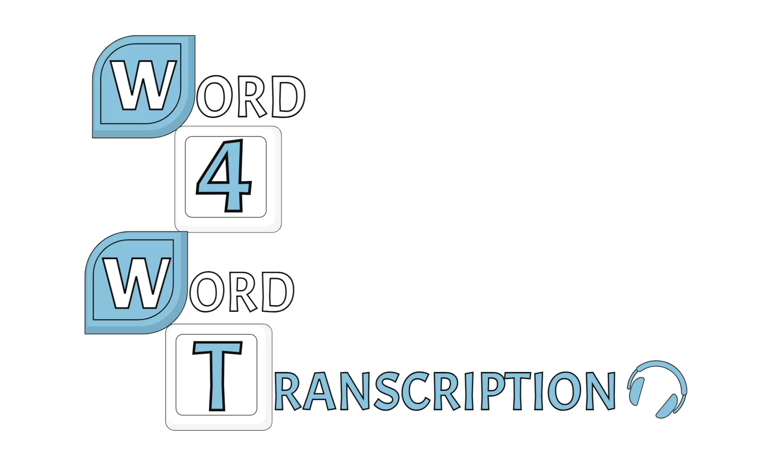 Word 4 Word Transcription Logo (large)